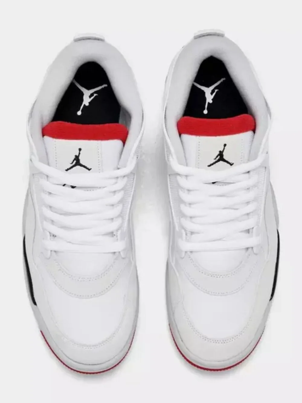 Men's Air Jordan 4 RM Shoes - White Fire Red FQ7939-102